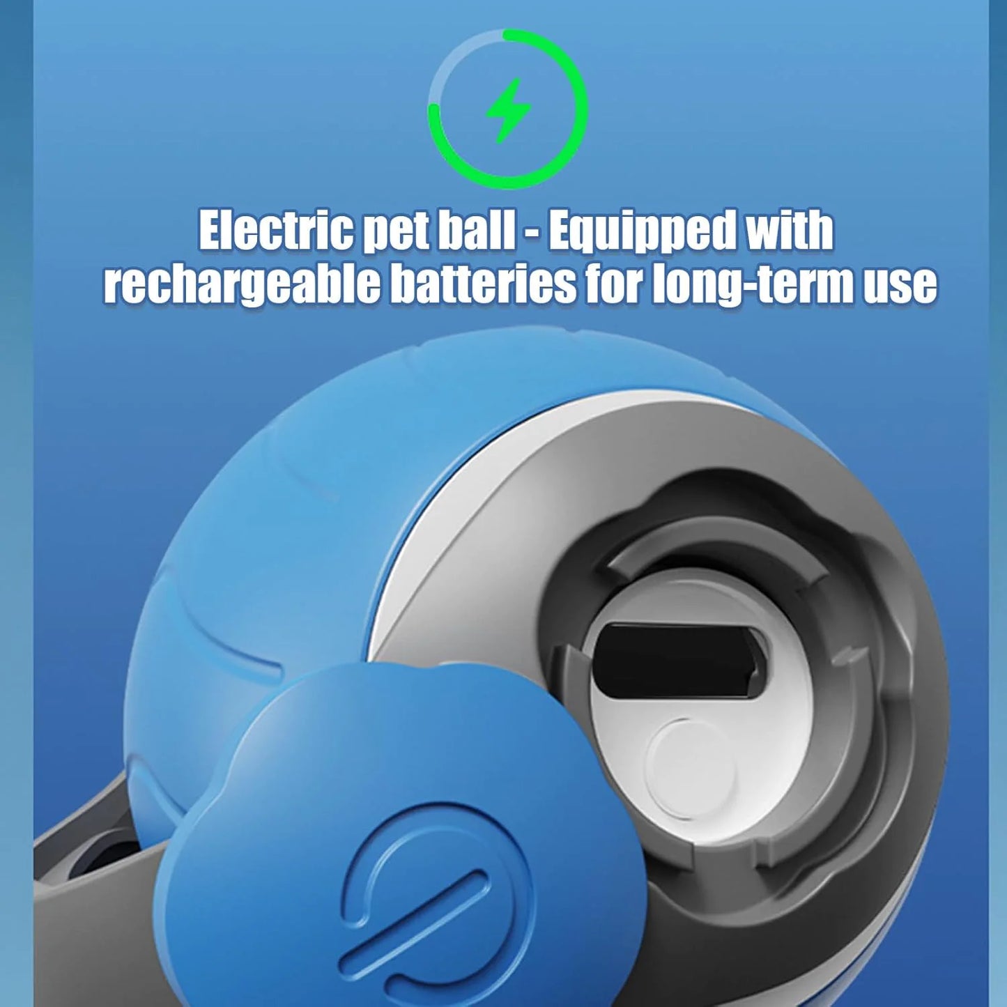 Speedy Whisker Cat Toy, Interactive Motion Toy for Cats, USB Rechargeable Cat Ball