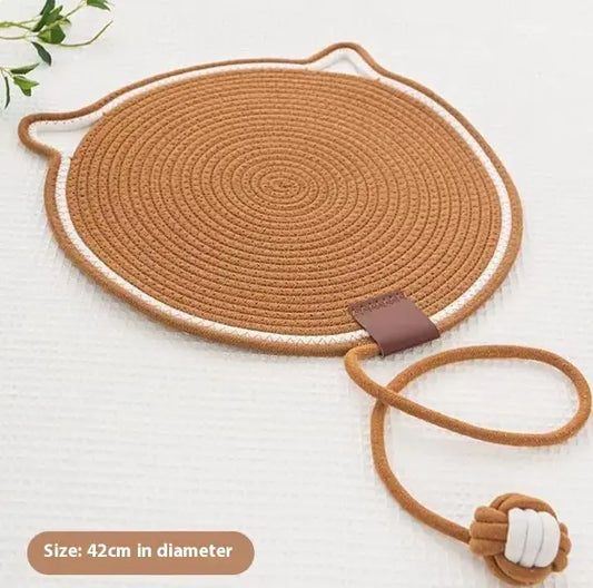 Braided Cotton Cat Mat