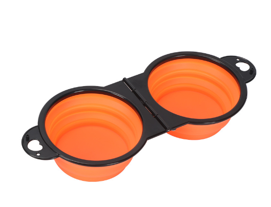 Collapsible Silicone Travel Pet Bowl – Portable Water & Food Bowl for Dogs