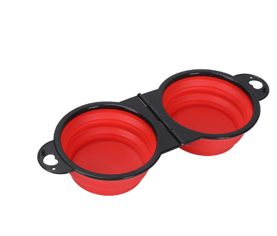 Collapsible Silicone Travel Pet Bowl – Portable Water & Food Bowl for Dogs