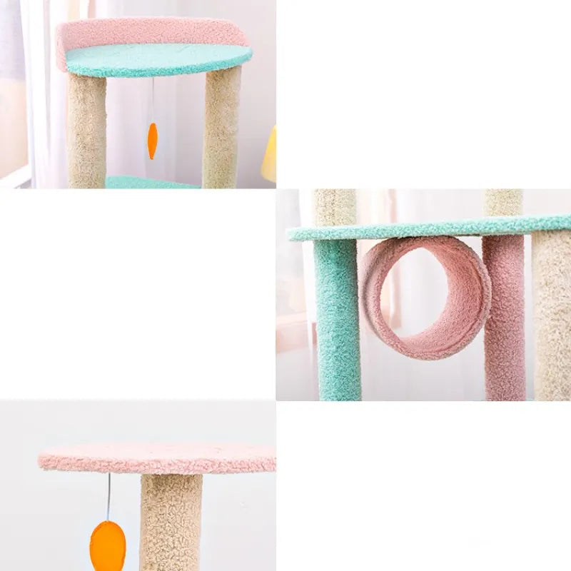 Large Sisal Cat Scratching Post – Heavy-Duty Claw Care Tower for Indoor Cats