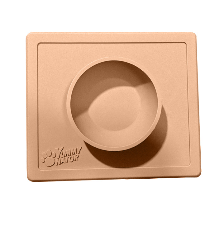 Non-Slip Silicone Pet Bowl with Suction Cup Base – Anti-Splash Design