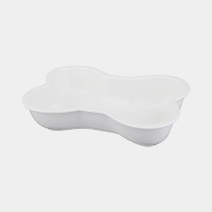 Large Ceramic Elevated Dog Bowl – Anti-Tip Design for Cervical & Spine Support