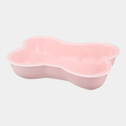 Large Ceramic Elevated Dog Bowl – Anti-Tip Design for Cervical & Spine Support