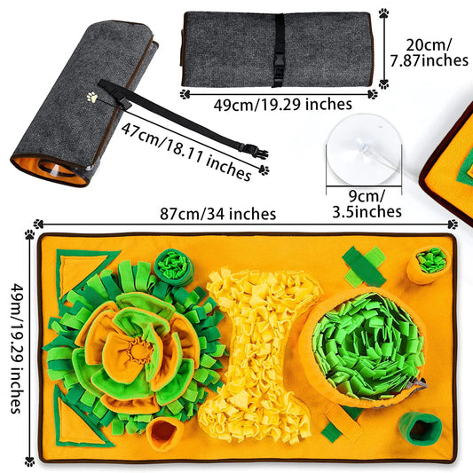 Interactive Slow Feeder Snuffle Mat