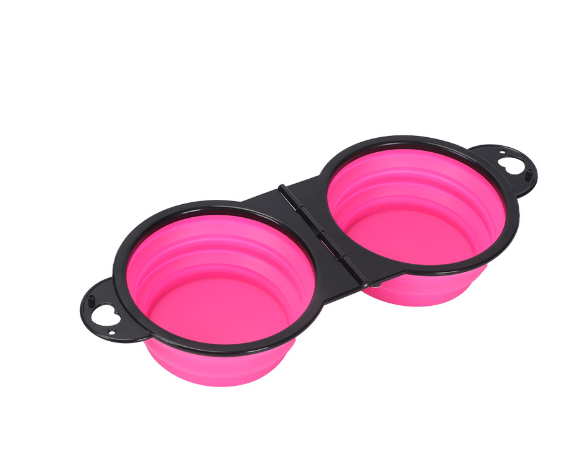 Collapsible Silicone Travel Pet Bowl – Portable Water & Food Bowl for Dogs