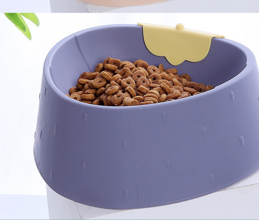 Slow Feeder Pet Bowl – Strawberry Design for Healthy Eating & Bloat Prevention