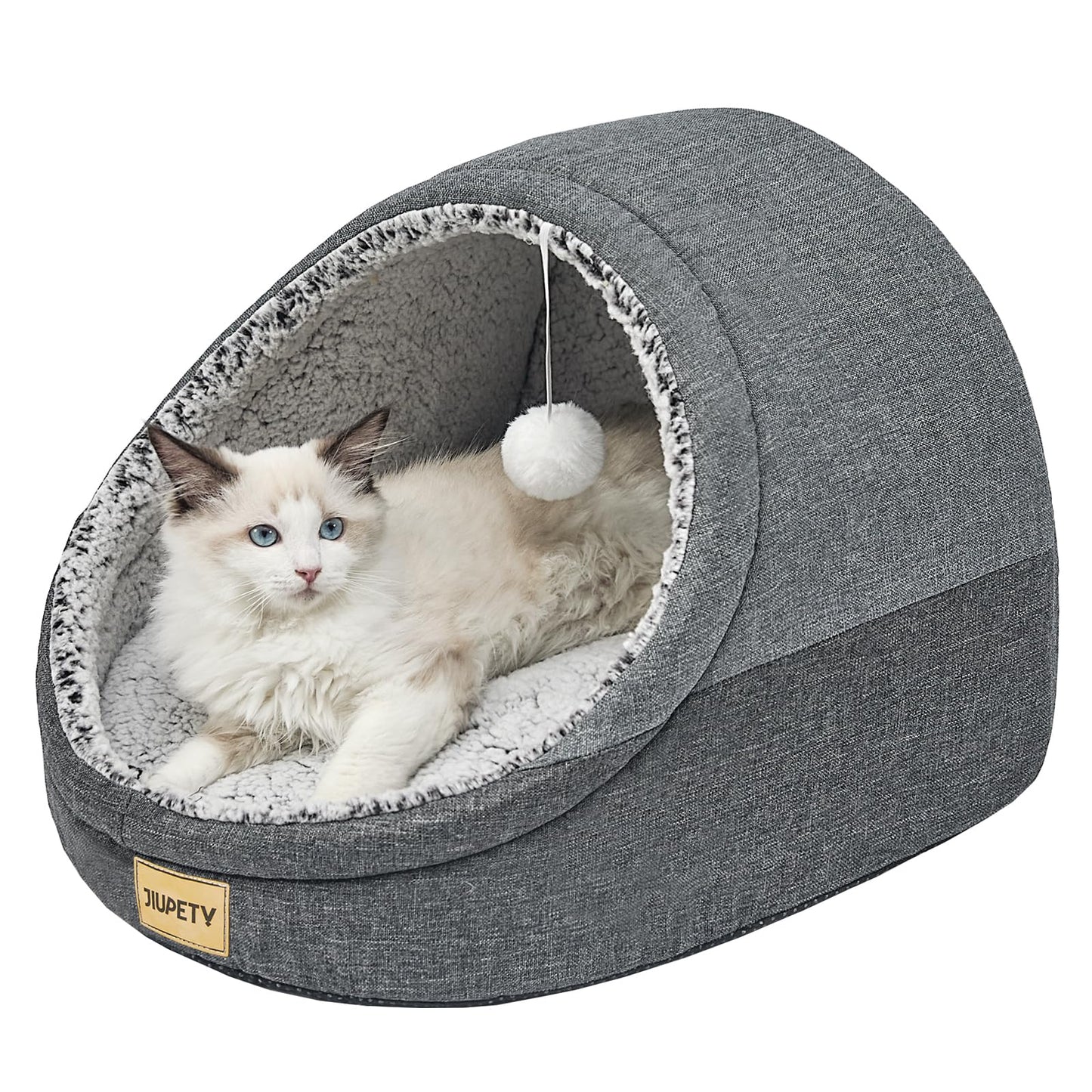 Cozy Cat Cave Bed – Washable Hideaway for Indoor Cats