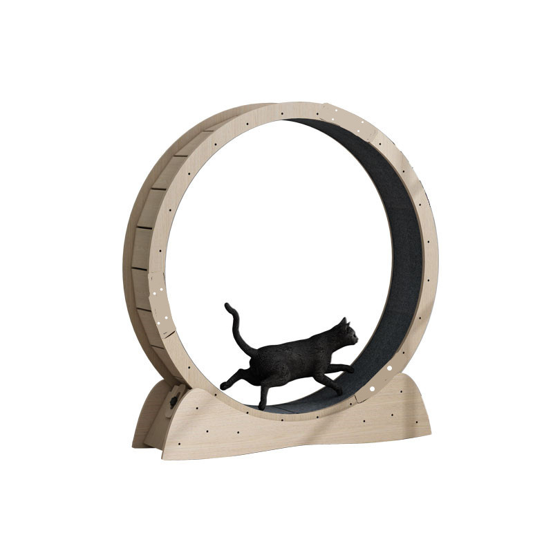 Cat Exercise Wheel & Treadmill – Silent-Spin Running Roller for Indoor Cats