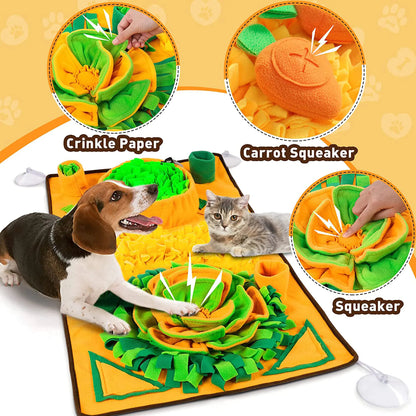 Pet Snuffle Mat for Dogs and Cats Interactive Toy Mat Slow Feeder