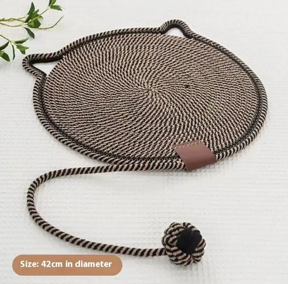 Braided Cotton Cat Mat
